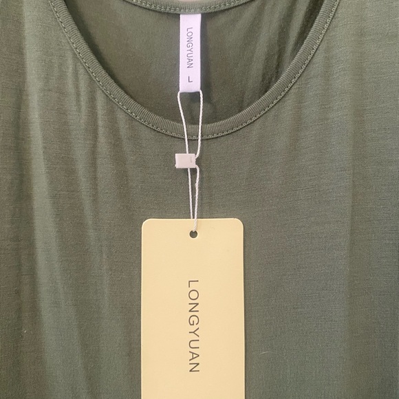 NWT Longyuan sleeveless a-line dress with pockets, size large. Pit to pit 20” - Picture 3 of 4